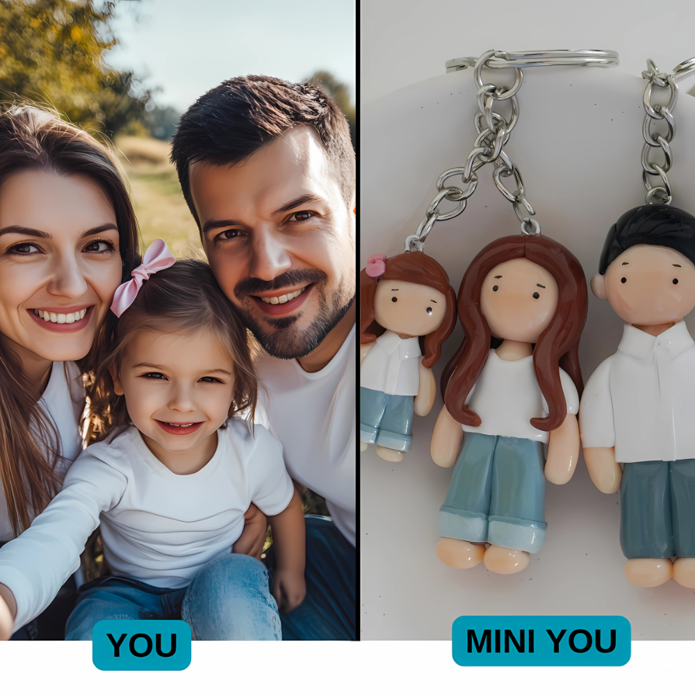 Custom "Mini You" Keychain